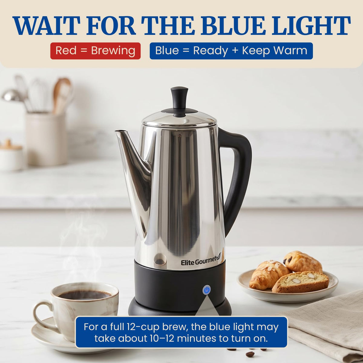 12-Cup Electric Coffee Percolator X237927