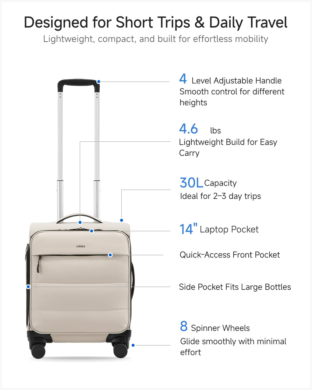 Black Underseat Carry On Bag G3957