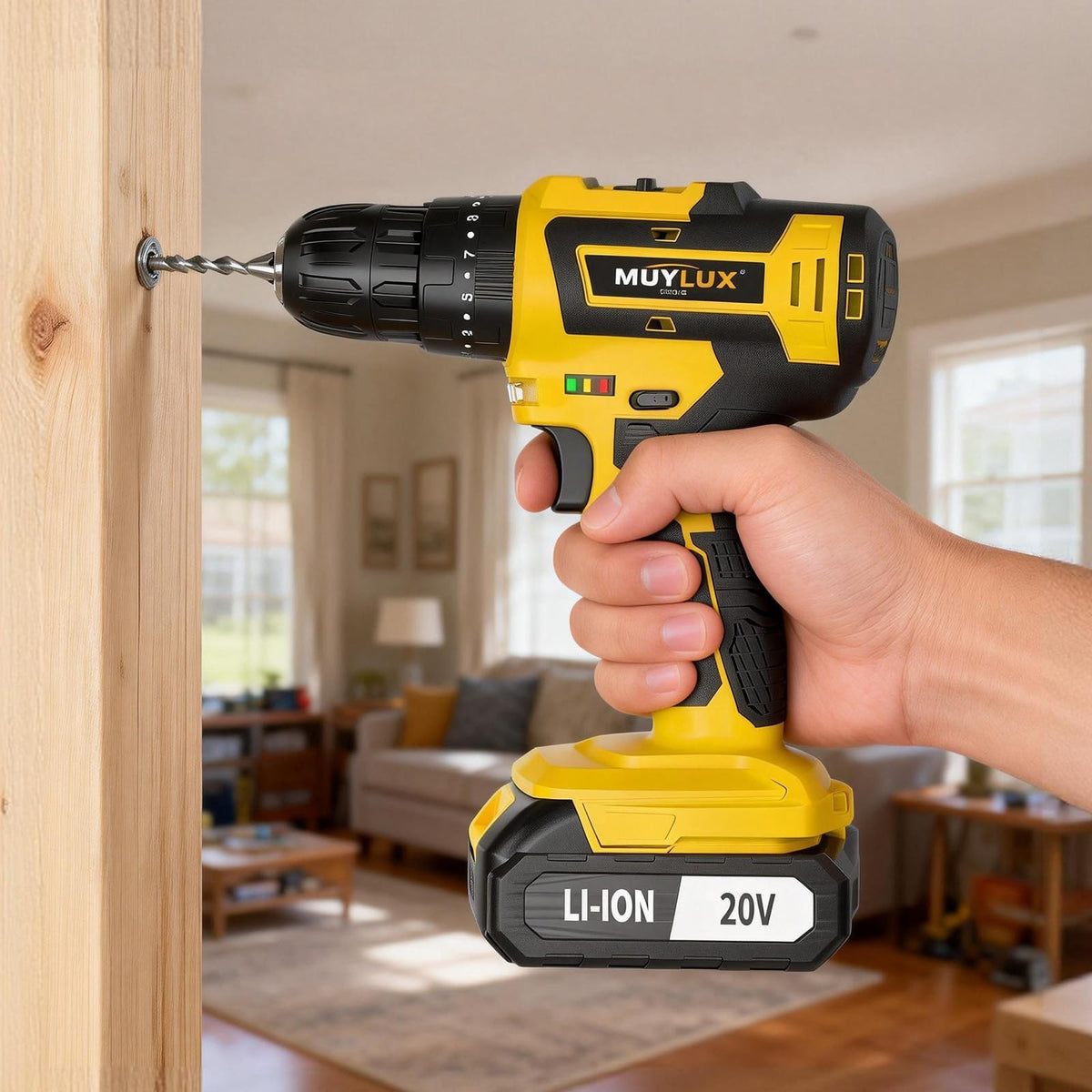 Cordless Drill Set 70PCS with Battery and Charger U9275