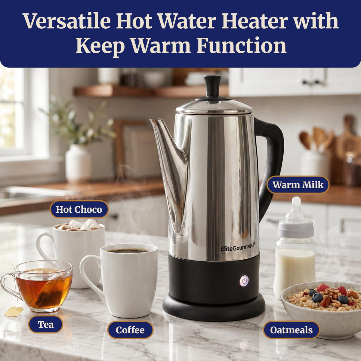 12-Cup Electric Coffee Percolator X237927