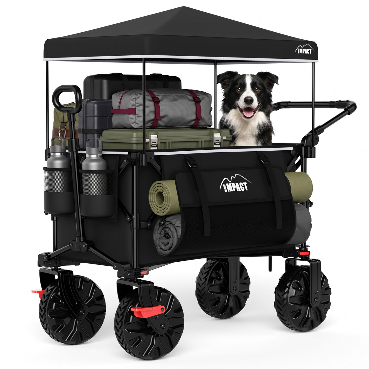 Foldable Push Wagon with Canopy G960