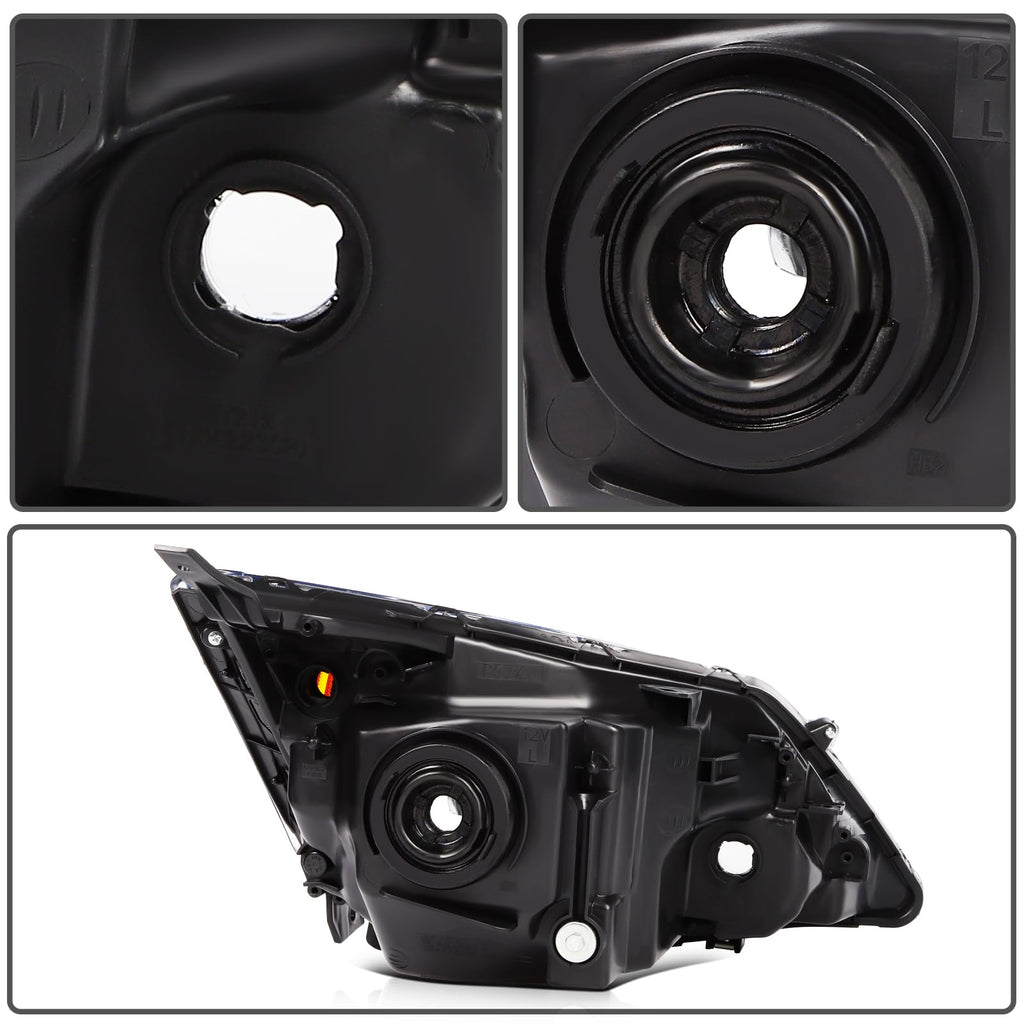 Chrome Housing Clear Corner Headlight Assembly C225