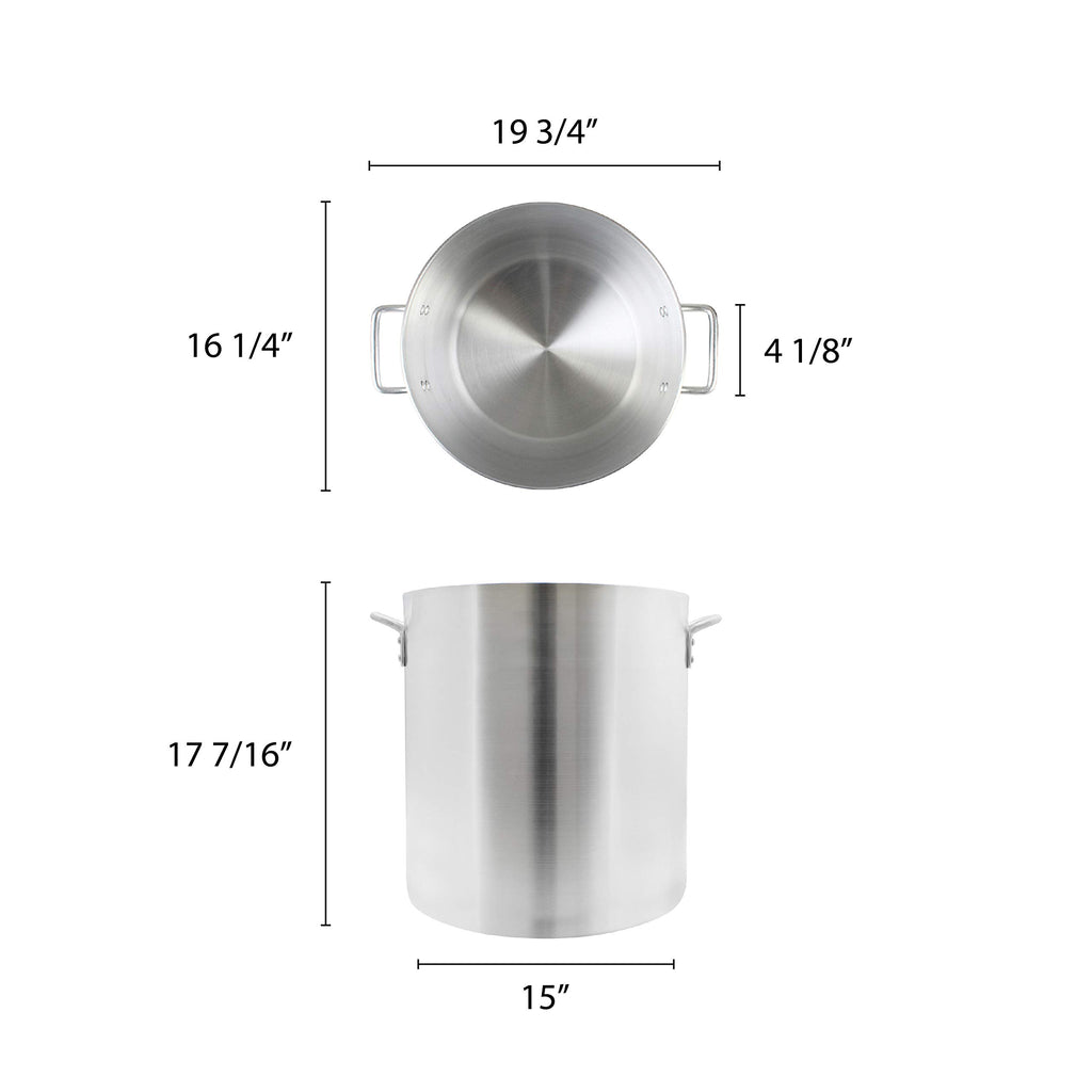 60 quart Aluminum Stock Pot L440152