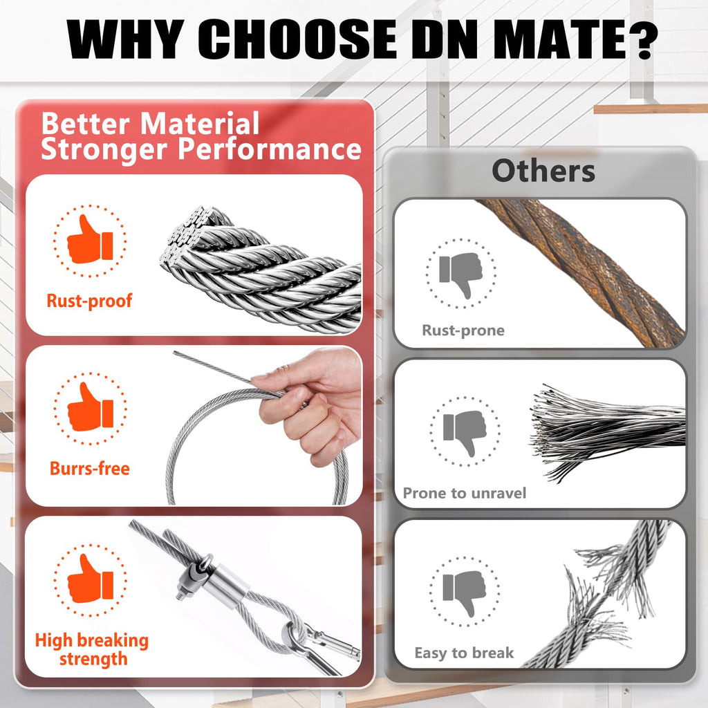 Stainless Steel Cable for Railing B614384