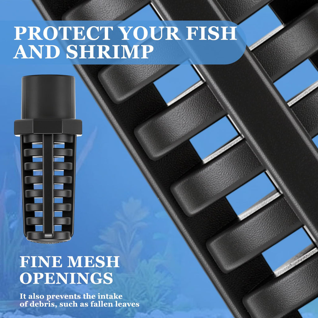 1 Inch PVC Pipe Suction Screen Strainer Aquarium Filter Intake Guard O897