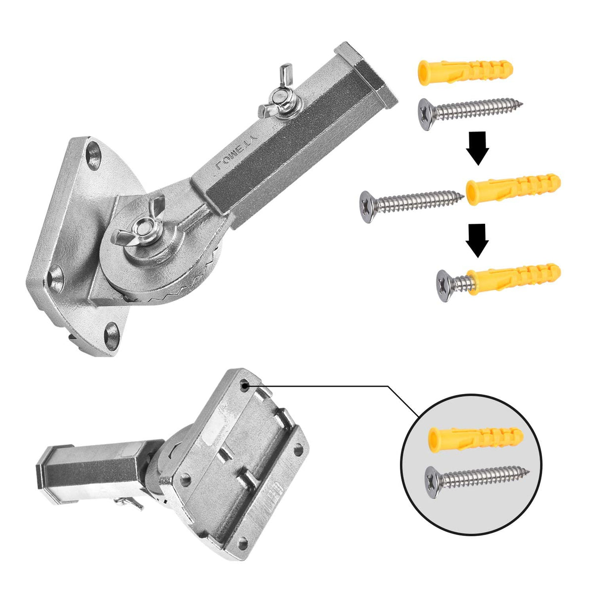 Stainless Steel Multi-Position Flag Pole Holder S72312