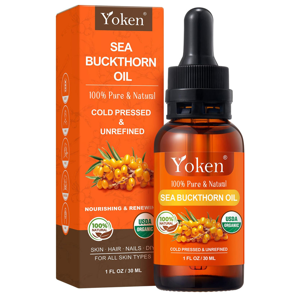 Cold Pressed Organic Sea Buckthorn Oil 1oz G24080