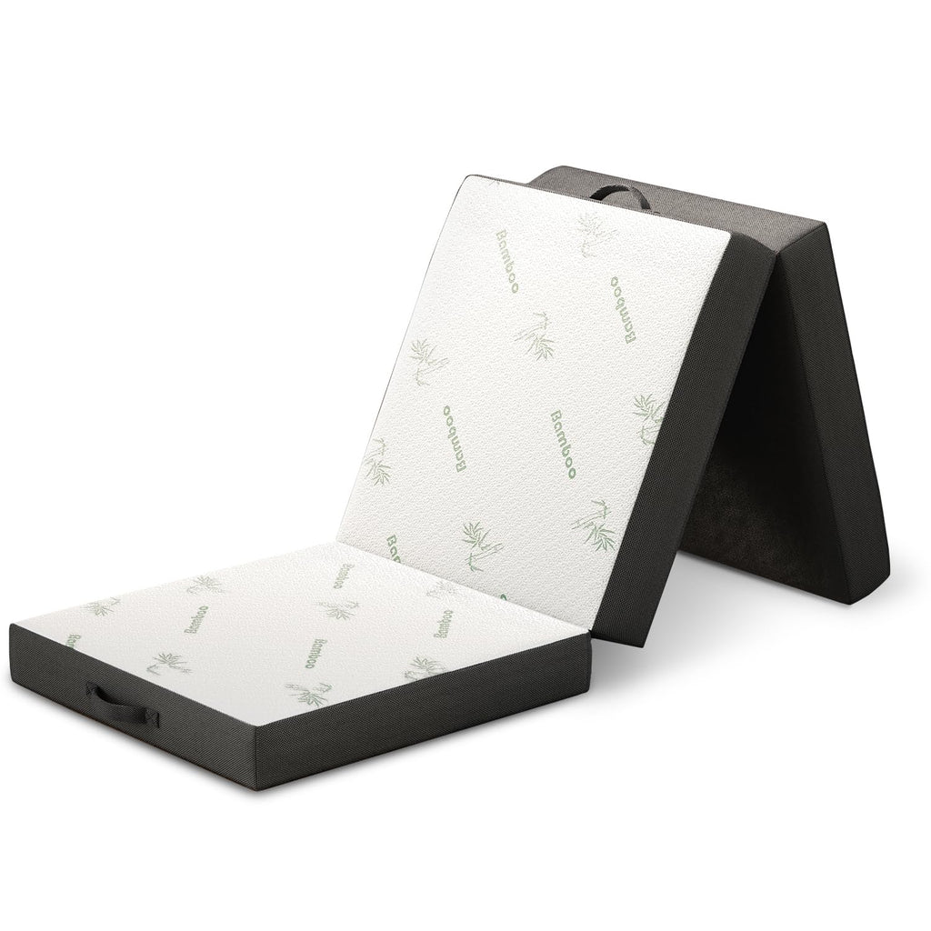 Trifold Foldable Mattress with Removable Cover Q84123