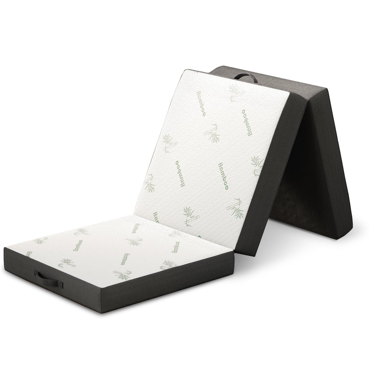 Trifold Foldable Mattress with Removable Cover Q84123