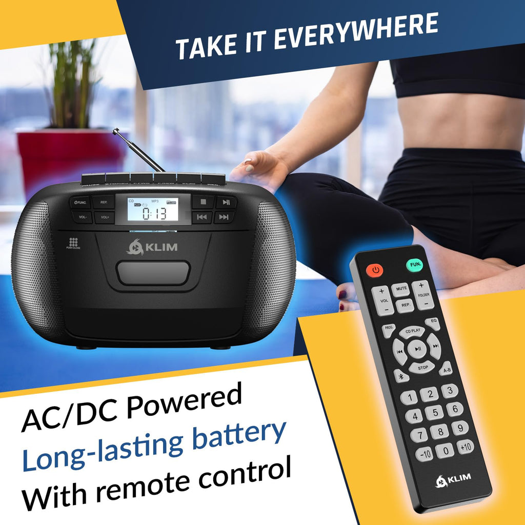 CD Cassette Player with Bluetooth Boombox I68704
