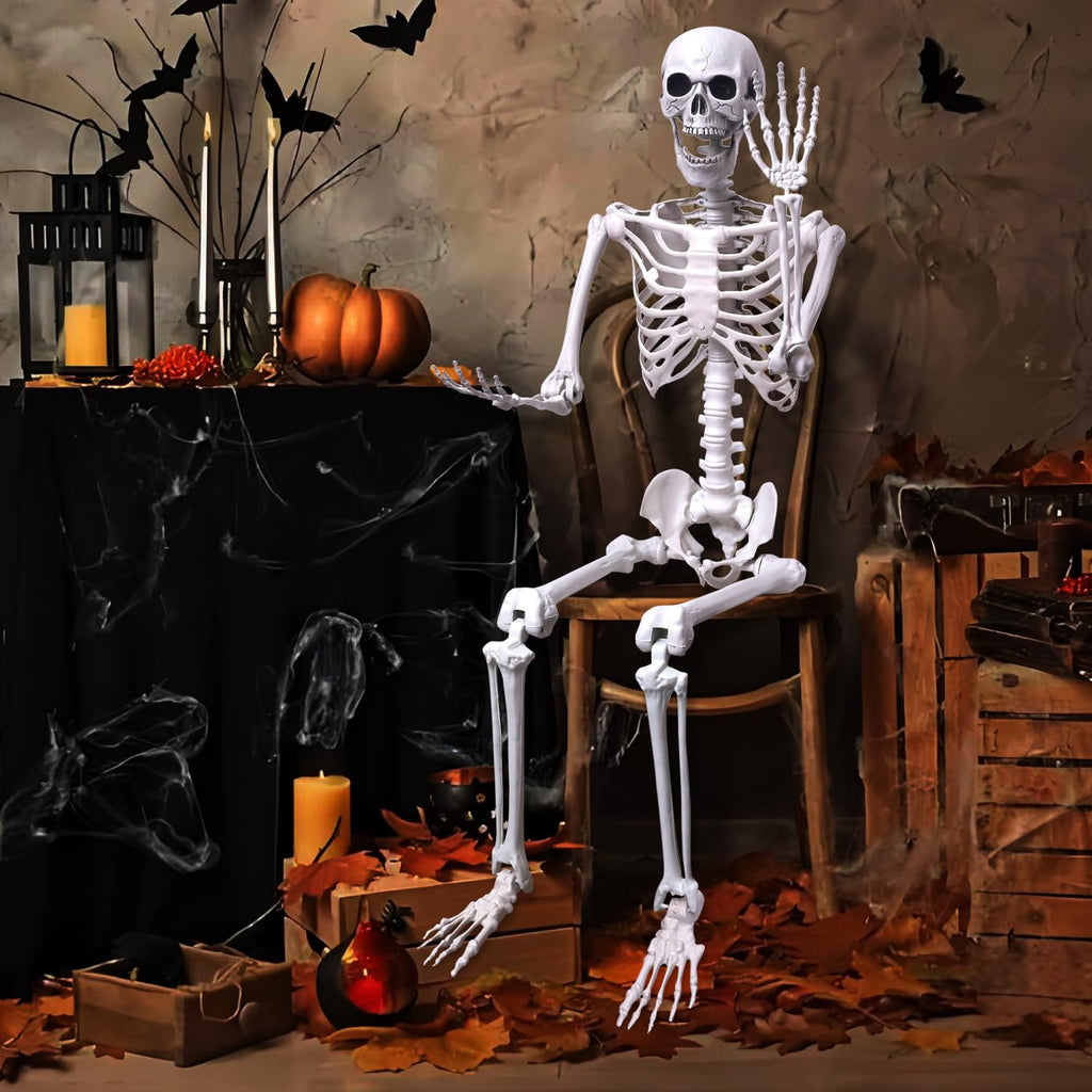 5.4Ft Posable Life Size Plastic Skeletons N918