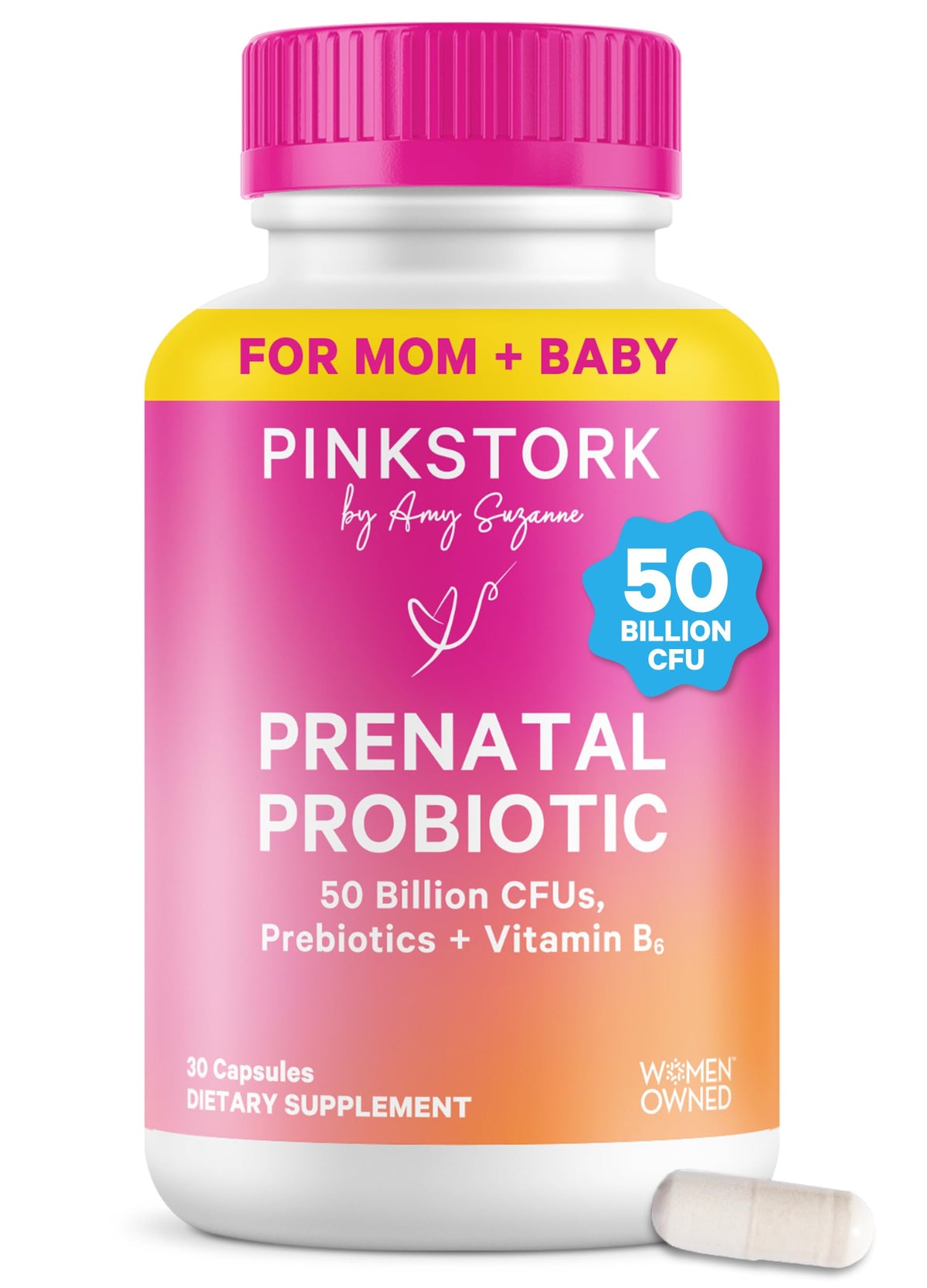 Prenatal Probiotic 50 Billion CFU 30 Capsules A953860