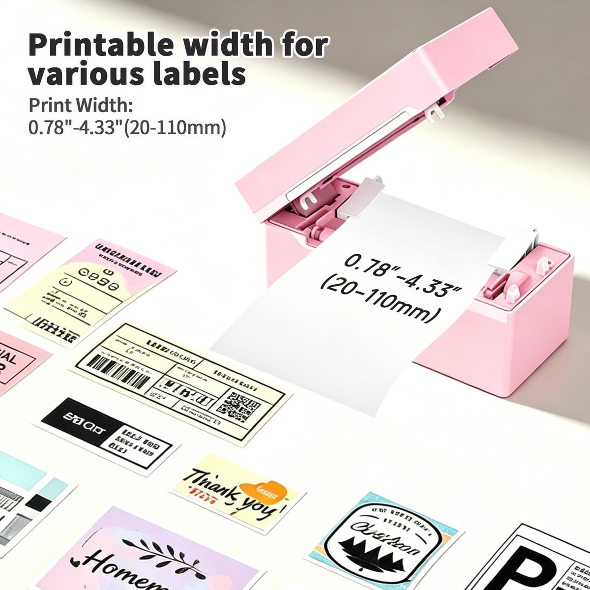 Bluetooth Thermal Label Printer U923