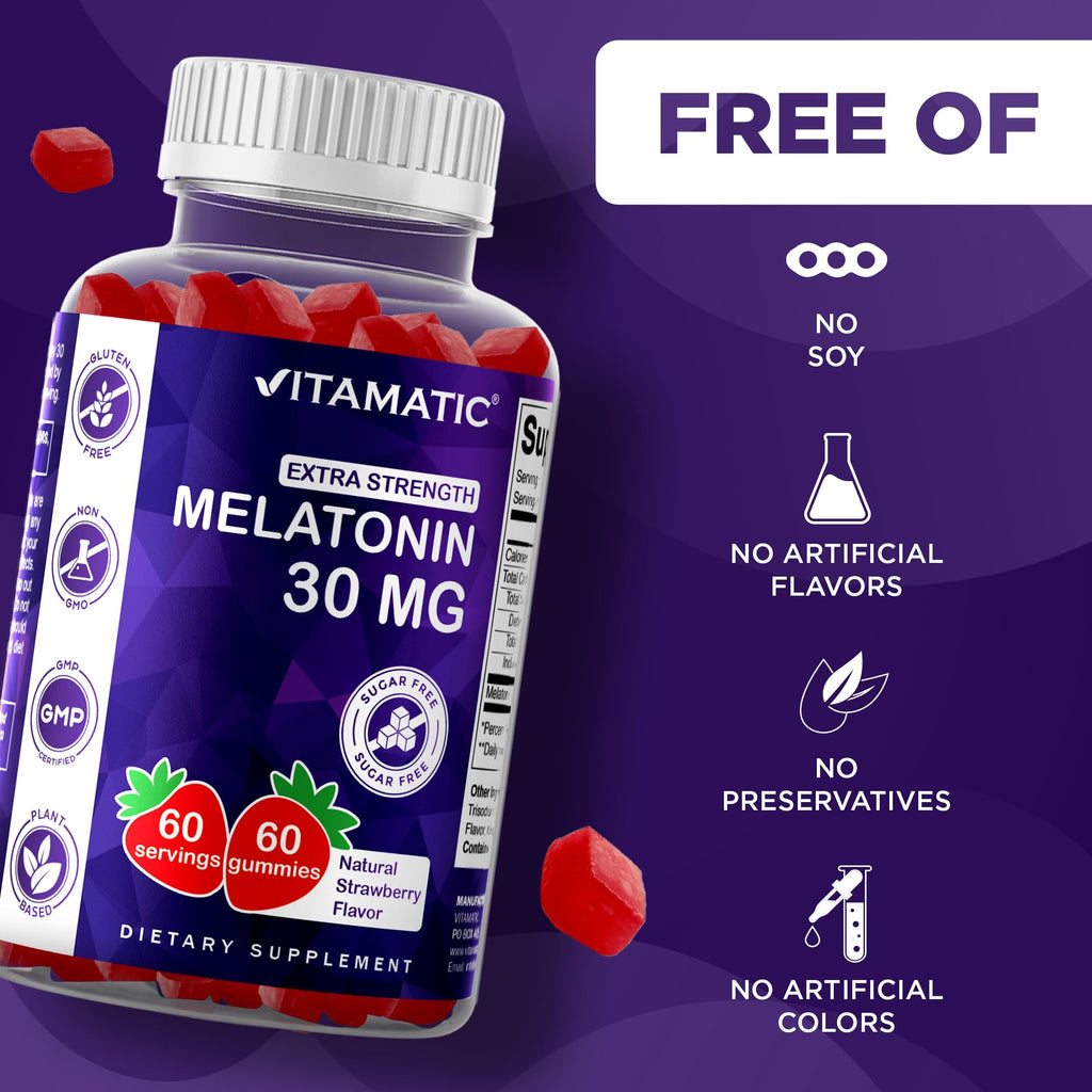 Melatonin 30 mg 60 Gummies G710182