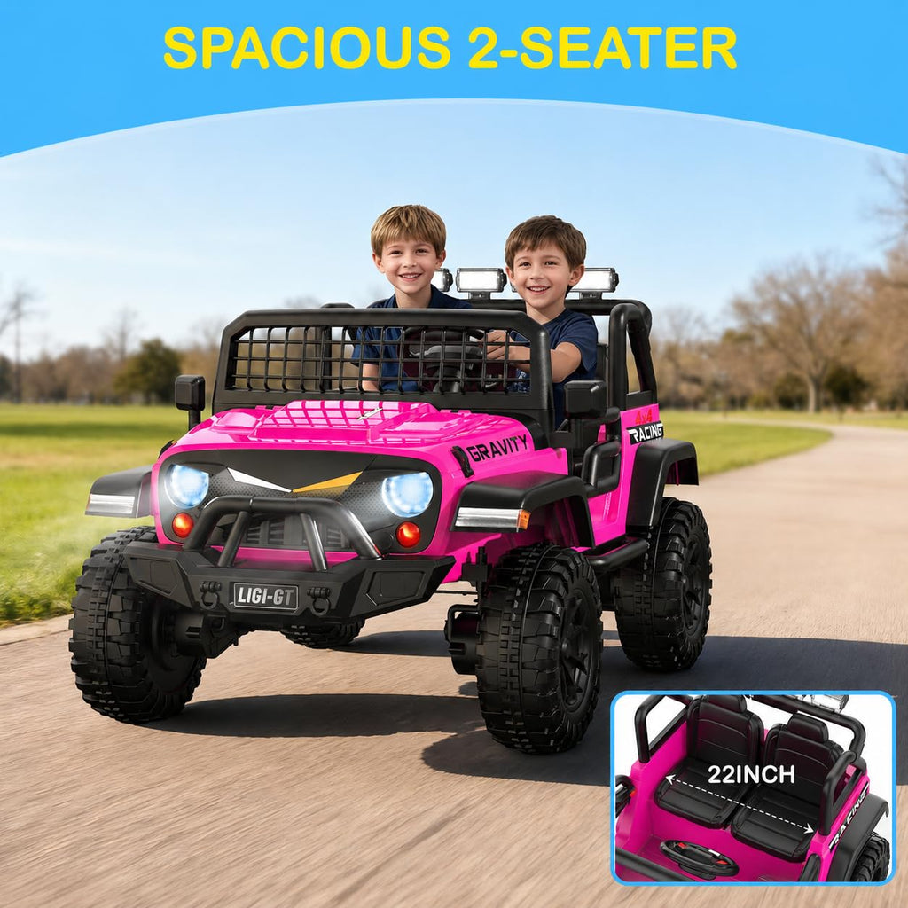 24V 2 Seater 4WD Ride On Car F66210