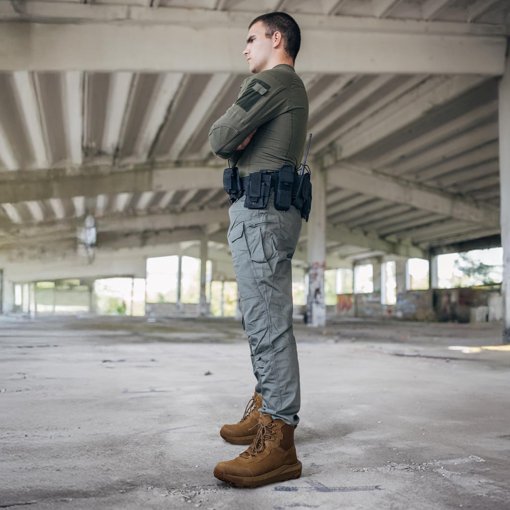 Waterproof Leather Tactical Work Boots Y1815