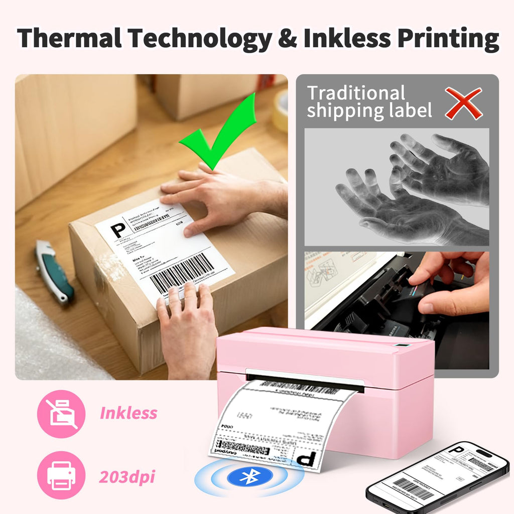 Bluetooth Thermal Label Printer U923