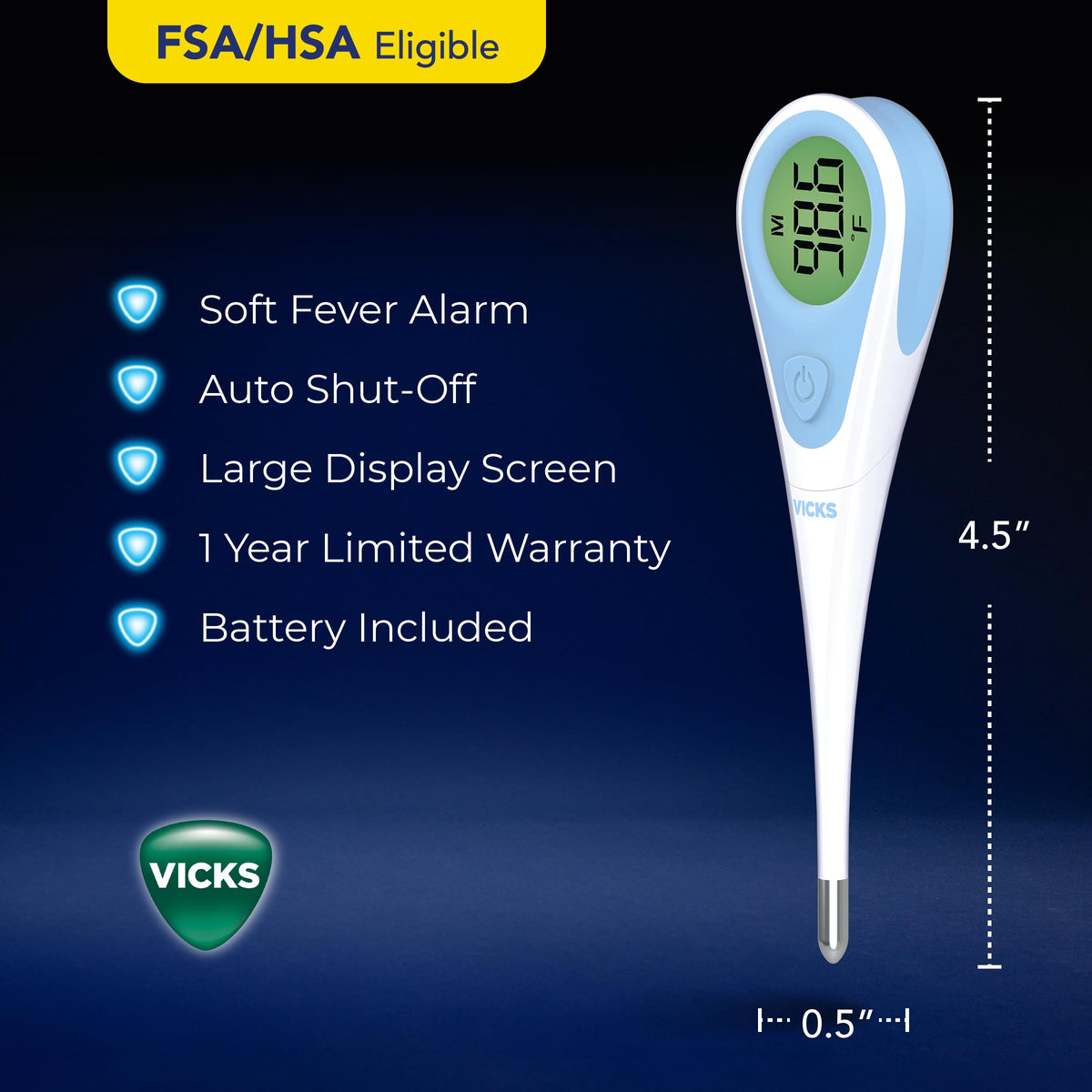 Digital Thermometer, Pack of 2 P405