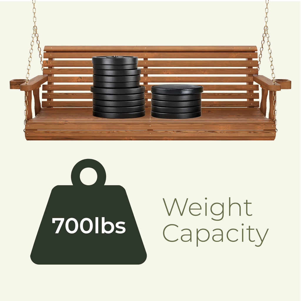 Heavy Duty 700 Lb Capacity Porch Swing V68622