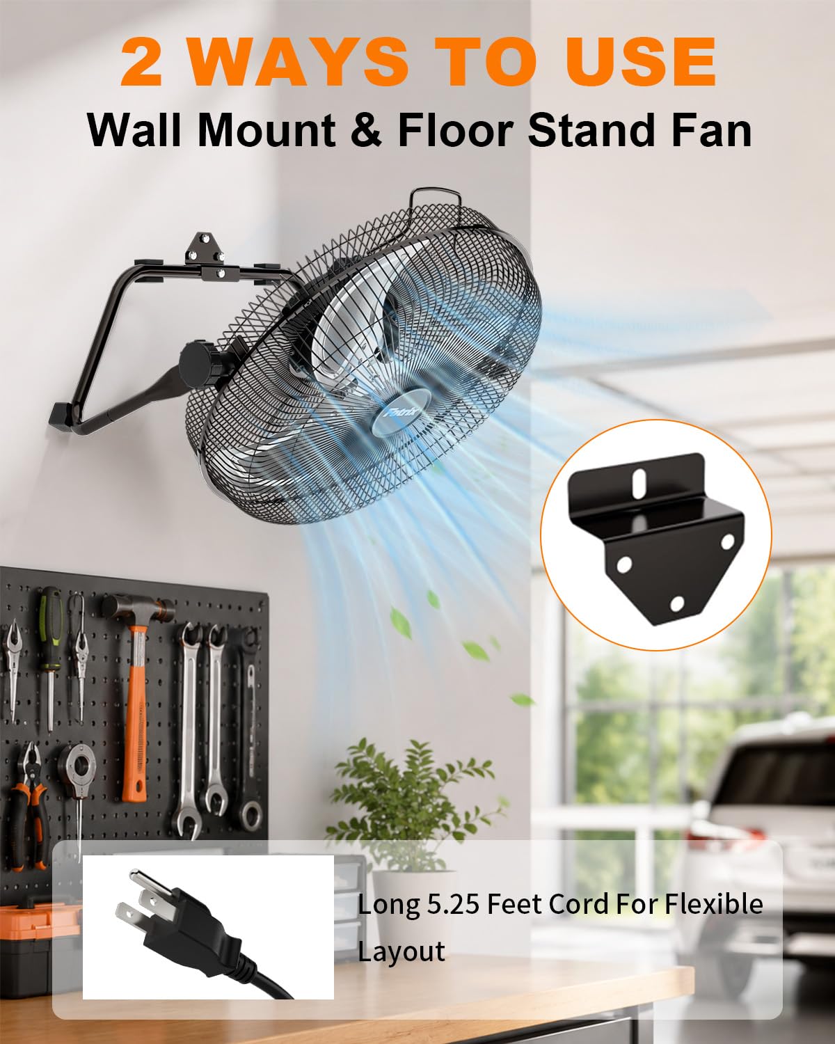 20 Inch High Velocity Floor Fan M2877