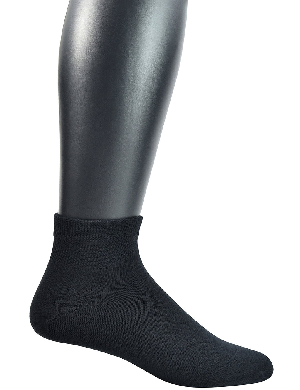 Men's 5 Pairs Non-binding Flat-Knit Ankle Socks with Seamless Toe X120