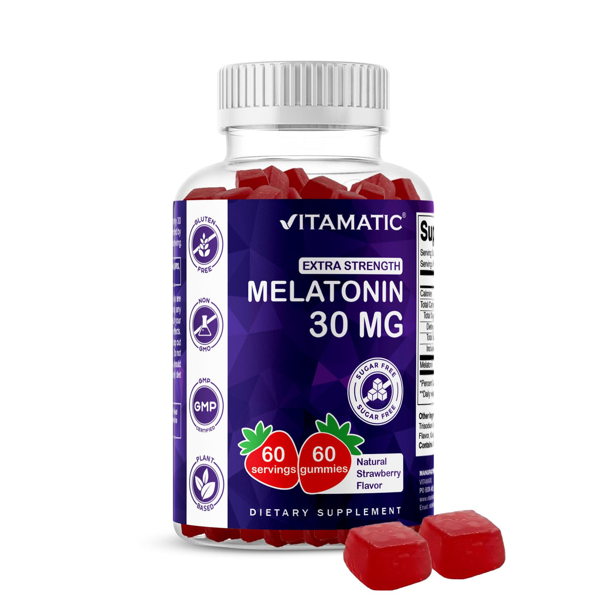 Melatonin 30 mg 60 Gummies G710182