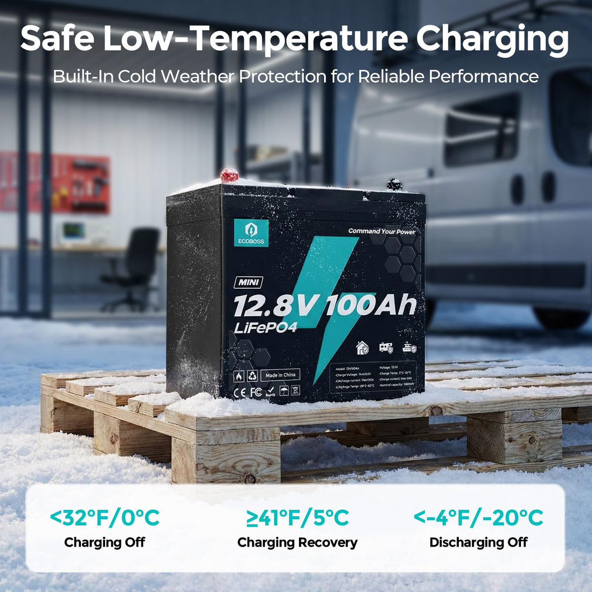12V 100Ah LiFePO4 Battery O887
