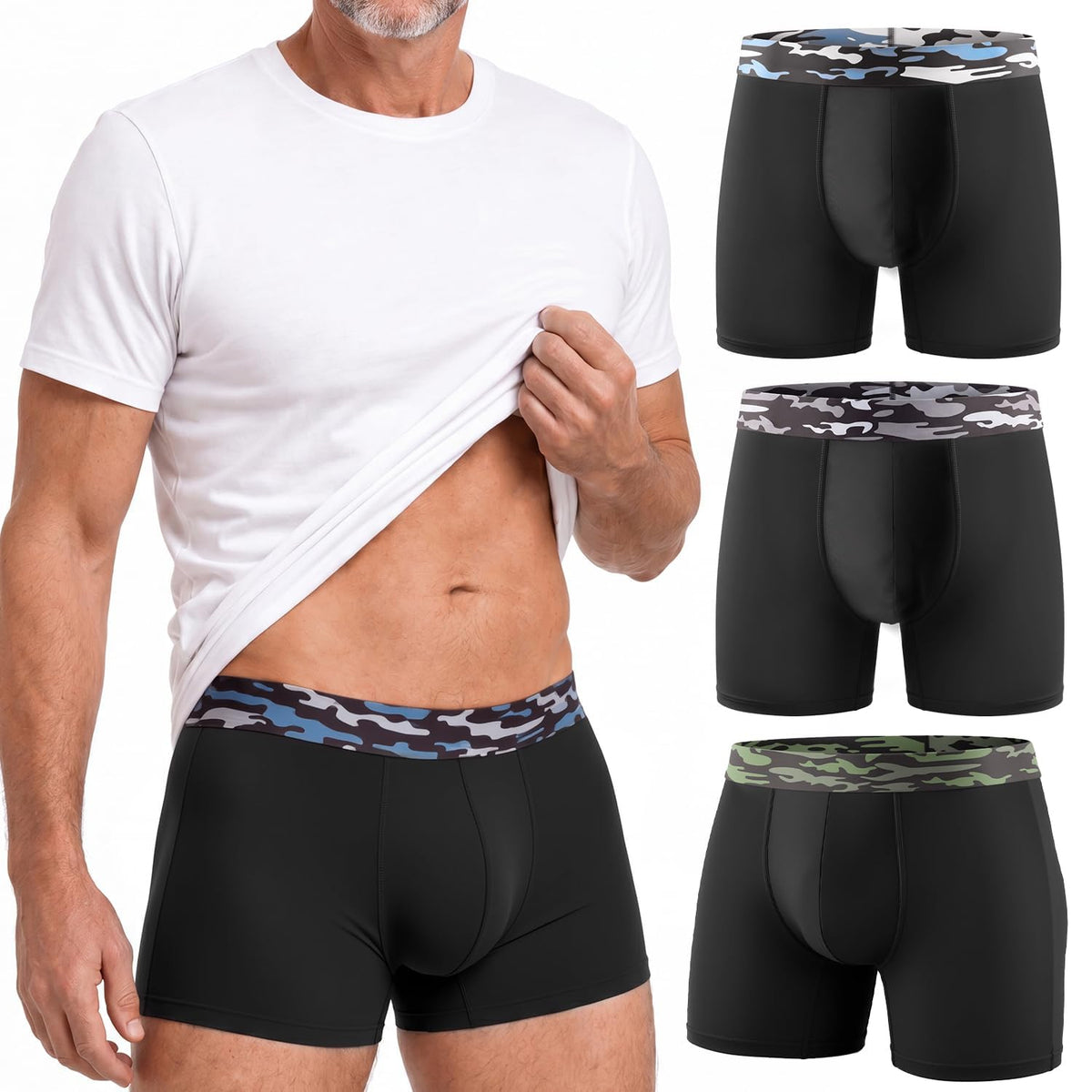 Men's Incontinence Underwear, 3 Pack O55428