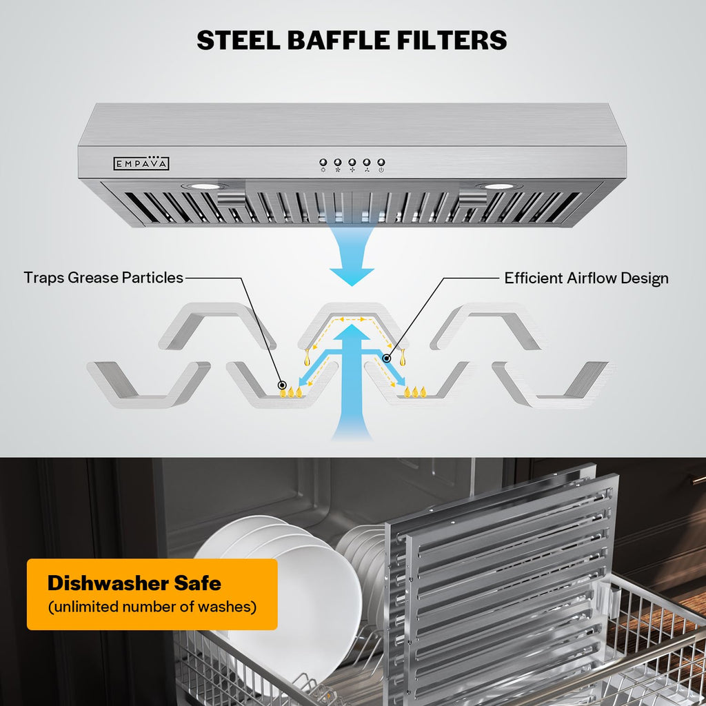 Ductless Under Cabinet Range Hood 30 Inch J797054