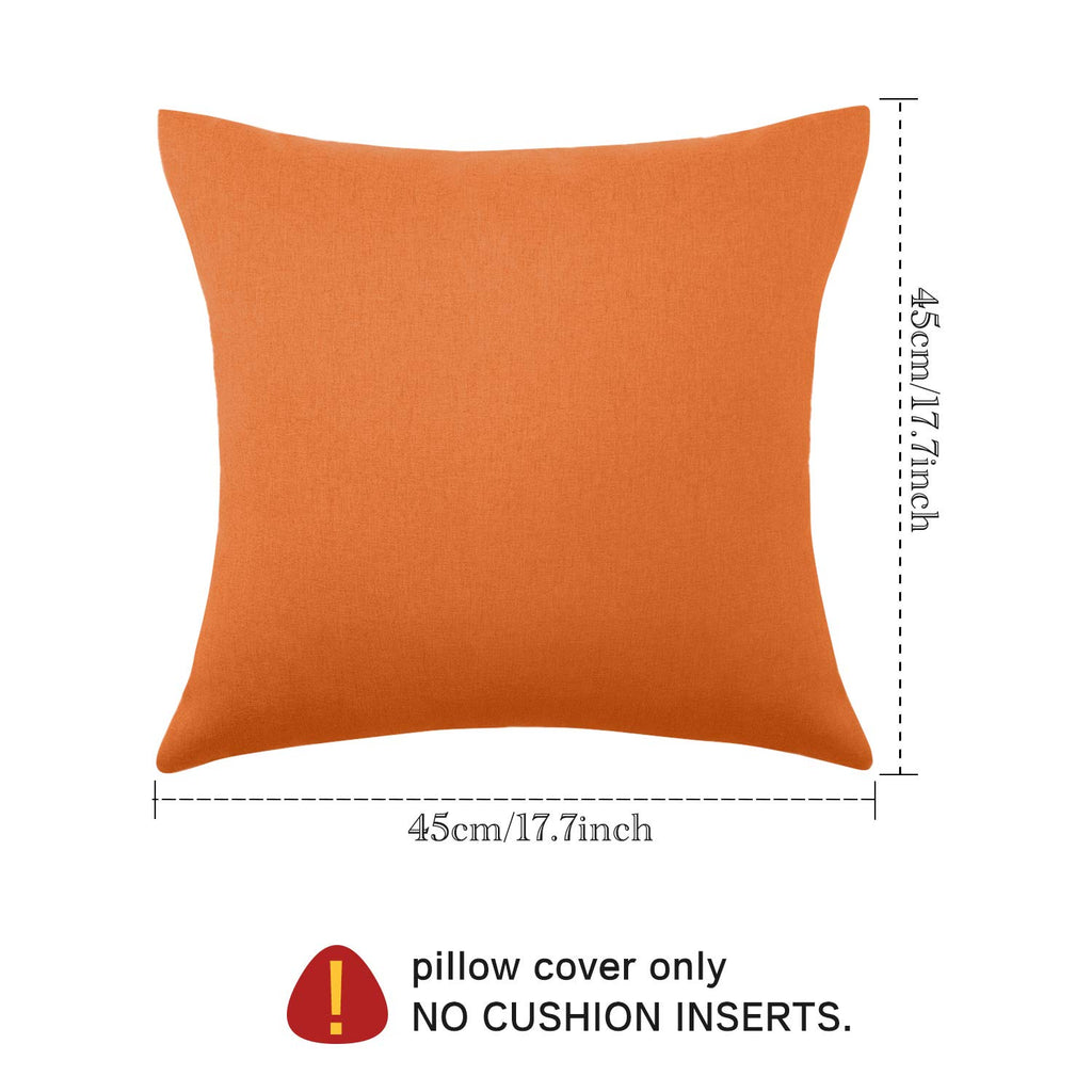 4 Pack Outdoor Throw Pillow Covers 18x18 U606
