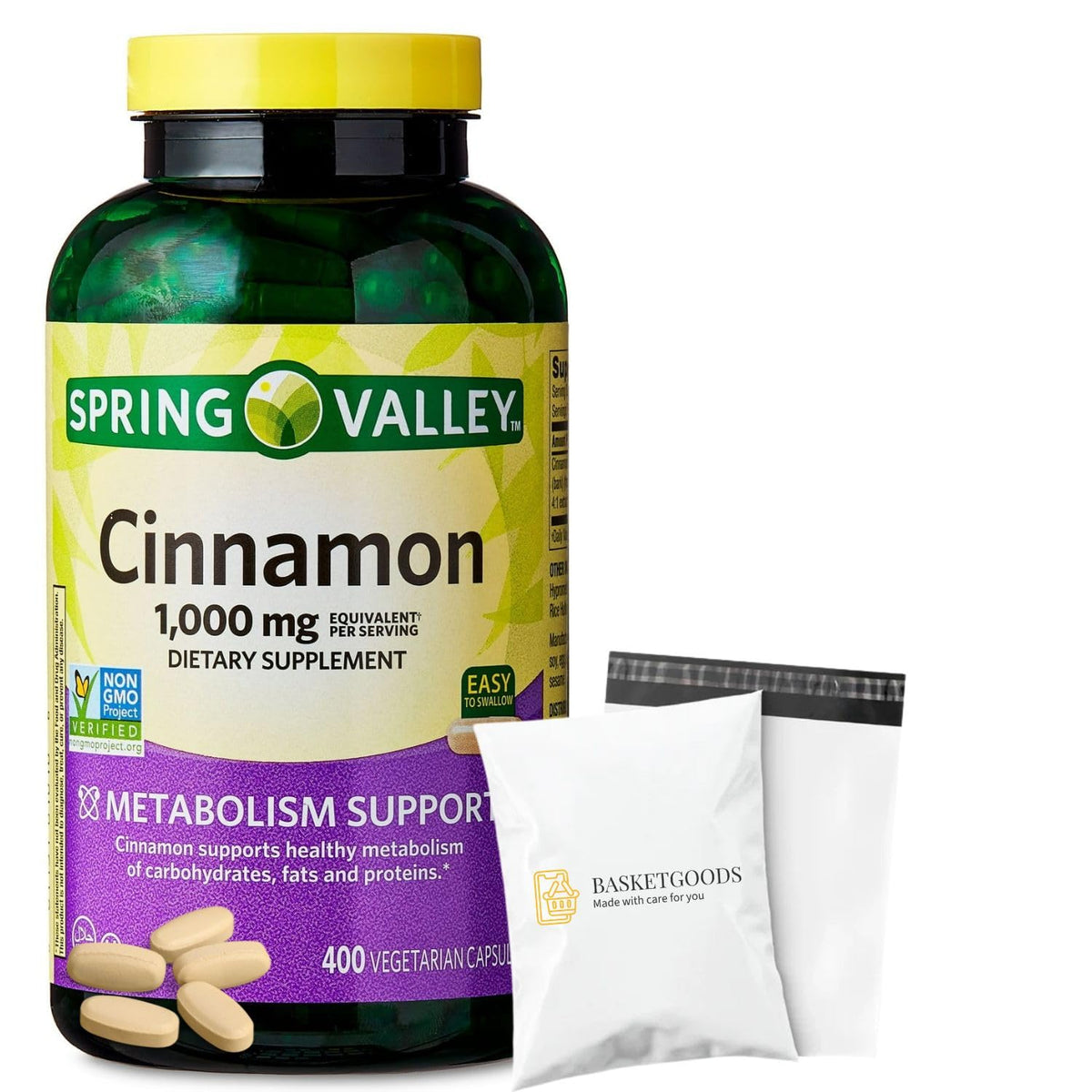 Cinnamon 1000 mg Vegetarian Capsules Herbal Supplement G135673