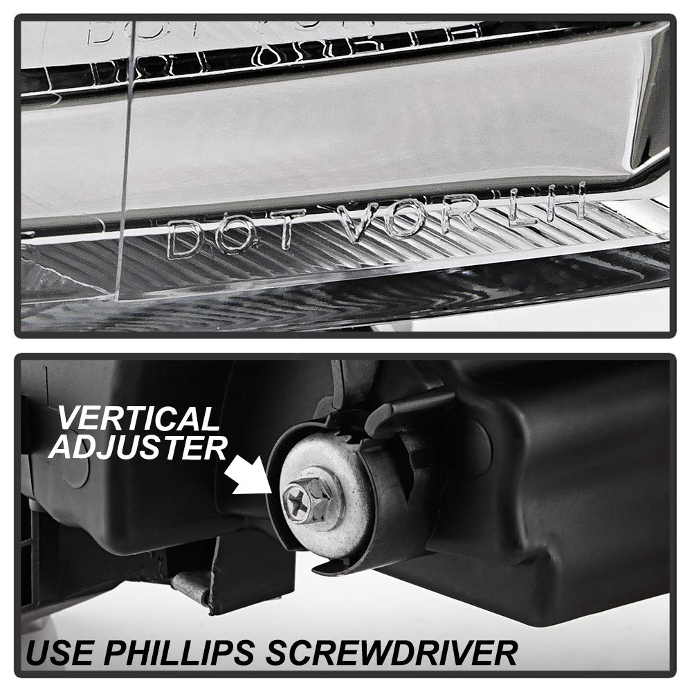 Chrome Housing Headlights Headlamps K141811