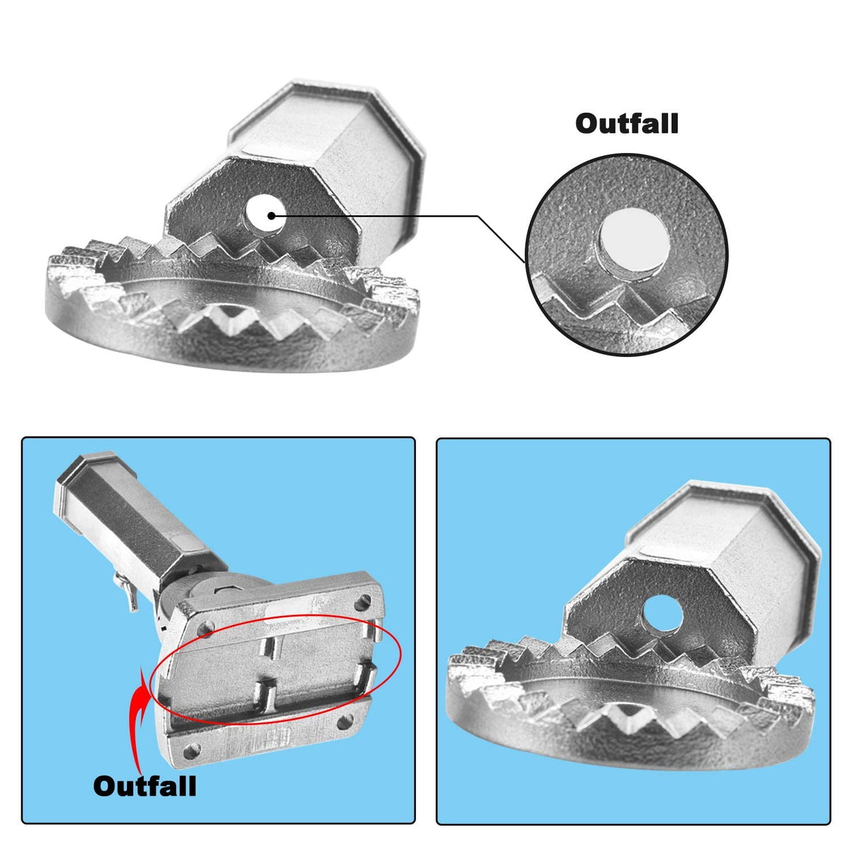 Stainless Steel Multi-Position Flag Pole Holder S72312