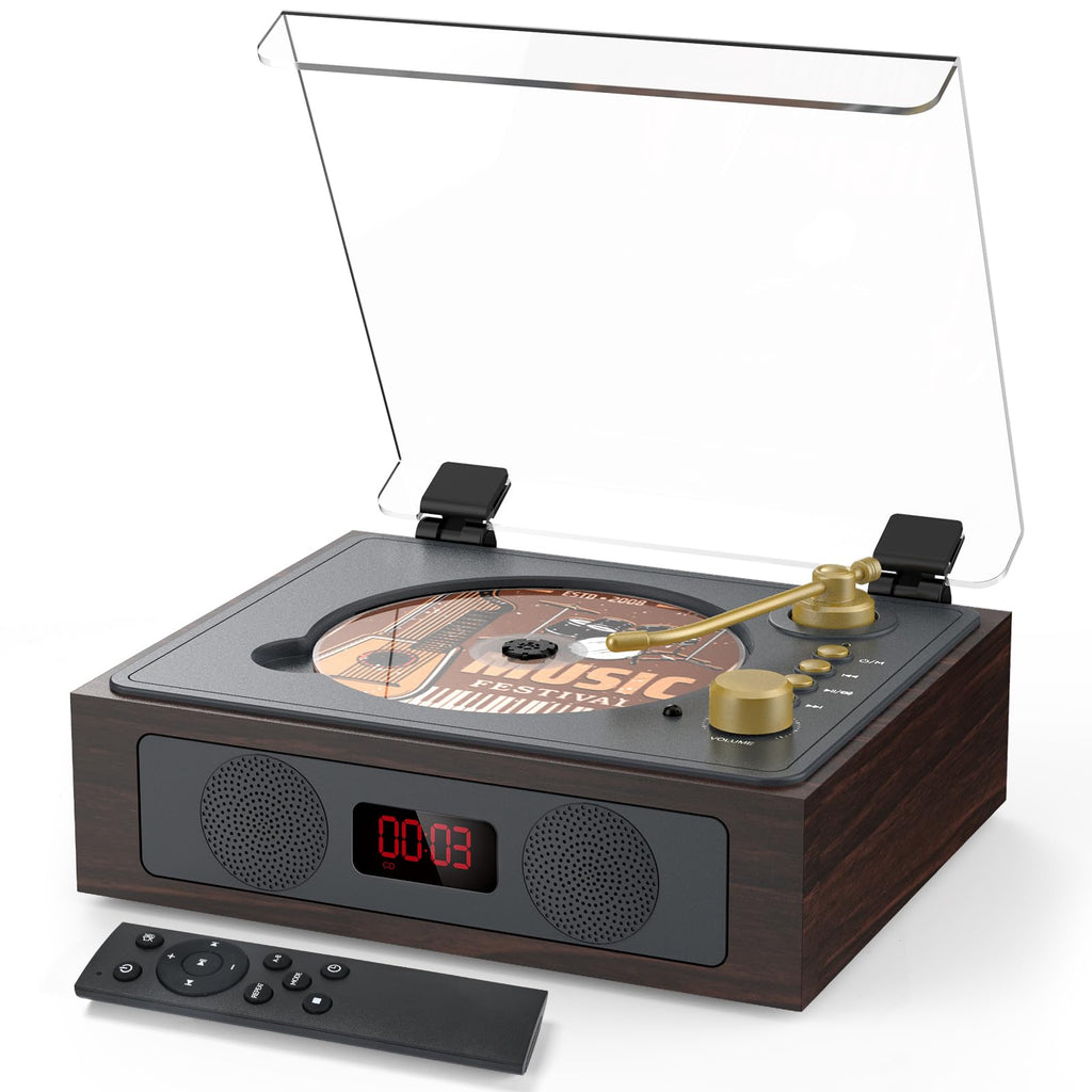 Portable CD Player with Built-in Speakers Bluetooth T843671
