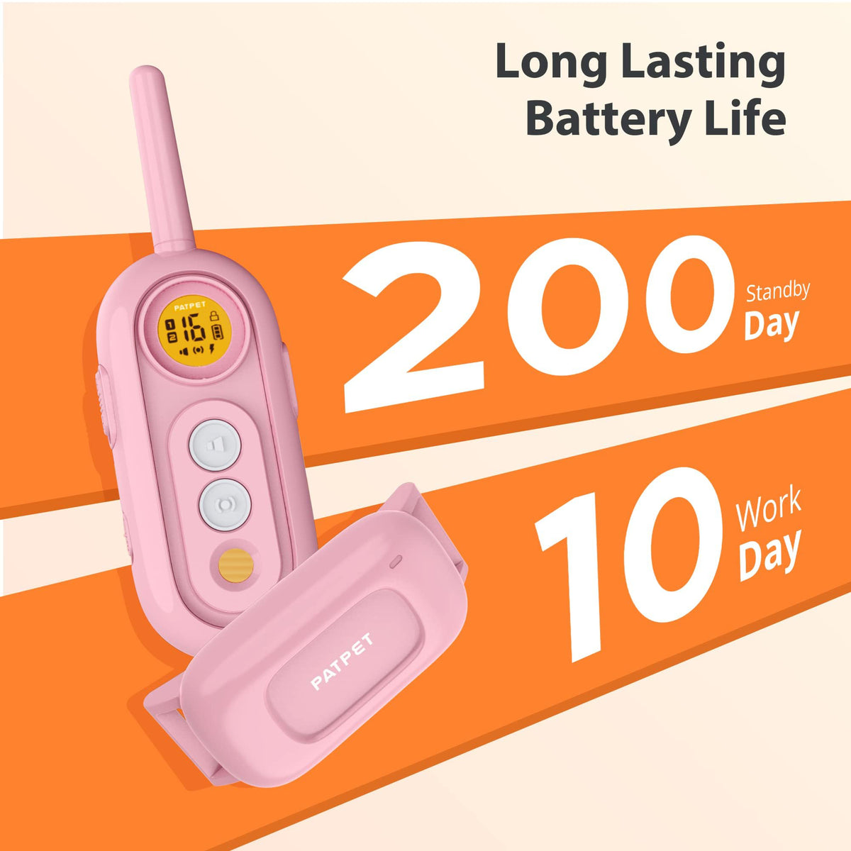Rechargeable IPX7 Waterproof Dog Training Collar with Remote Q2901