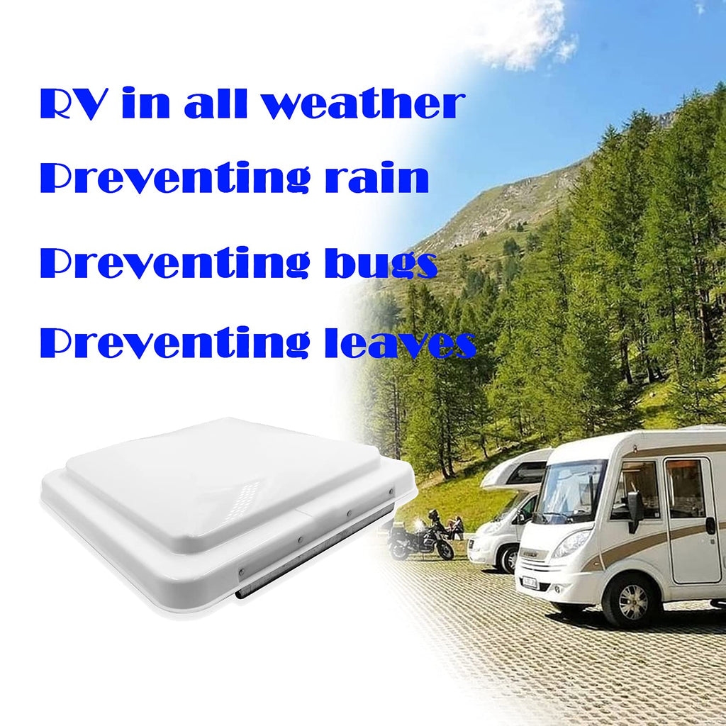 14" White Universal Roof Vent Cover Lid Replacement P121135