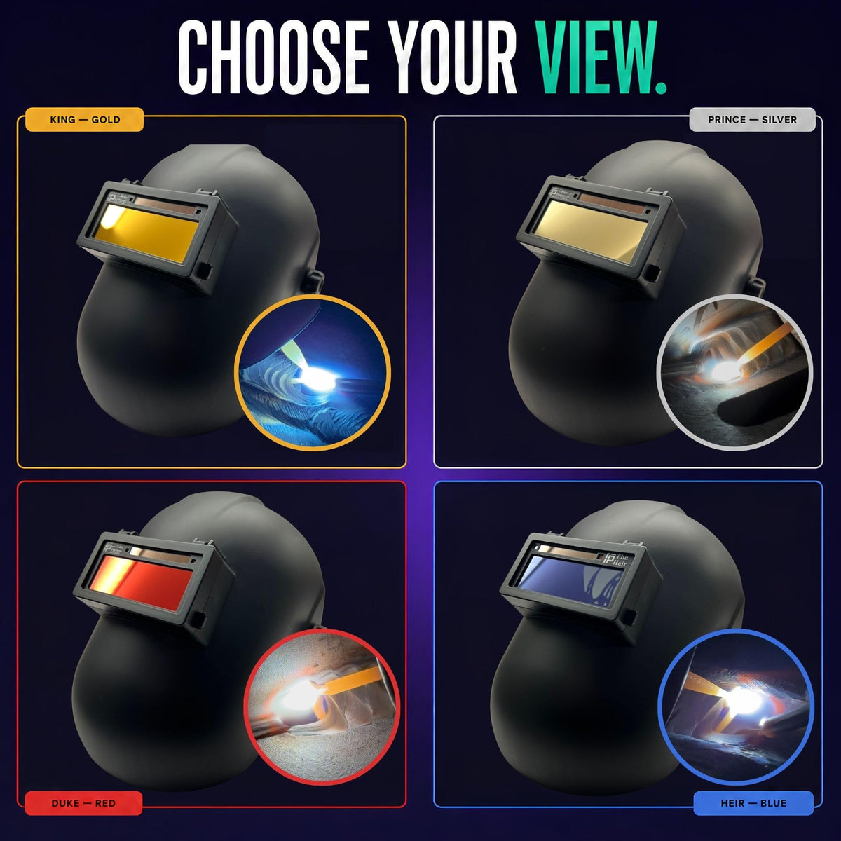 Blue Auto Darkening Welding Lens N73059