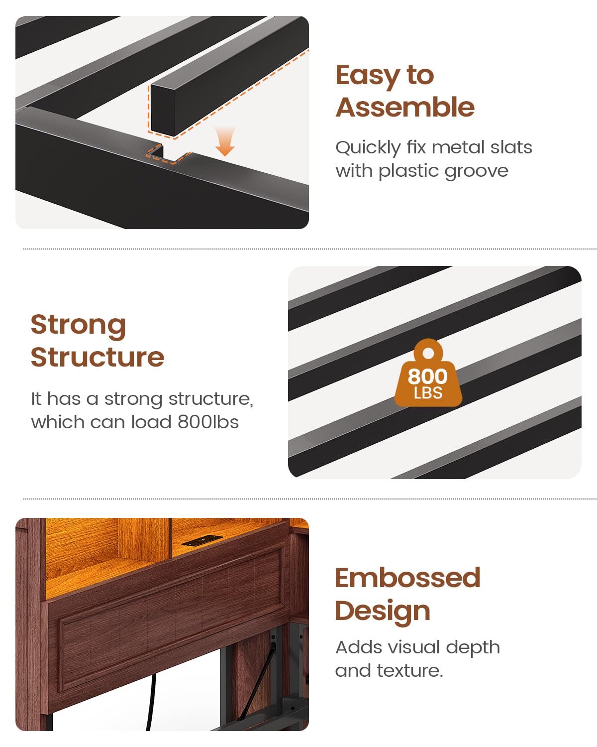 Twin Corner Bed Frame with Storage Drawers and Bookcase H122620