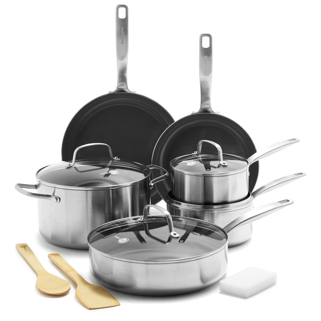 12 Piece Stainless Steel Cookware Set W49302