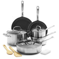 12 Piece Stainless Steel Cookware Set W49302