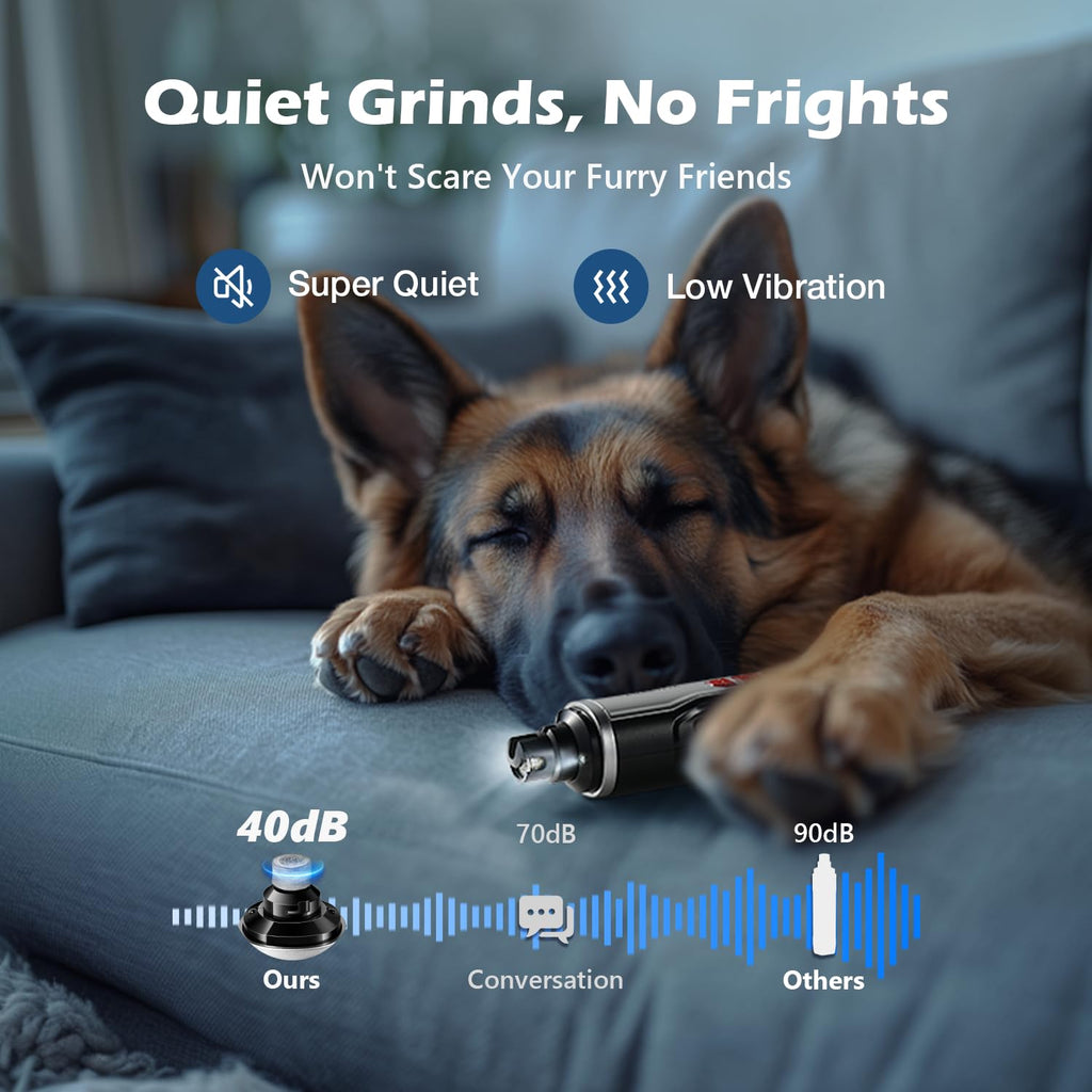 Electric Dog Nail Grinder with LED Light E824303