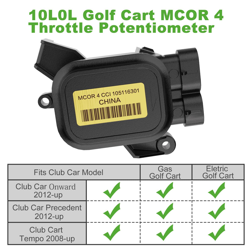 Throttle Potentiometer for Golf Cart K806