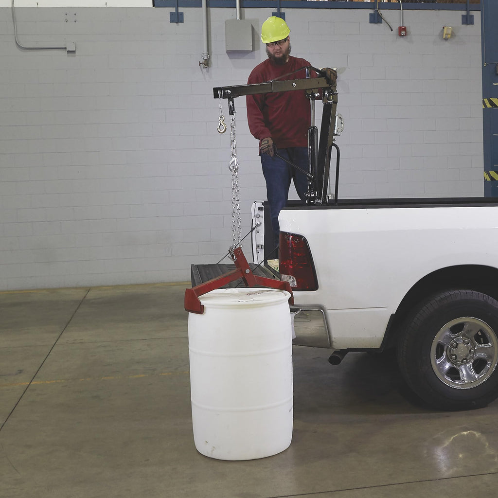 Hydraulic Pickup Truck Crane with Hand Winch 2000-Lb. Capacity H60811