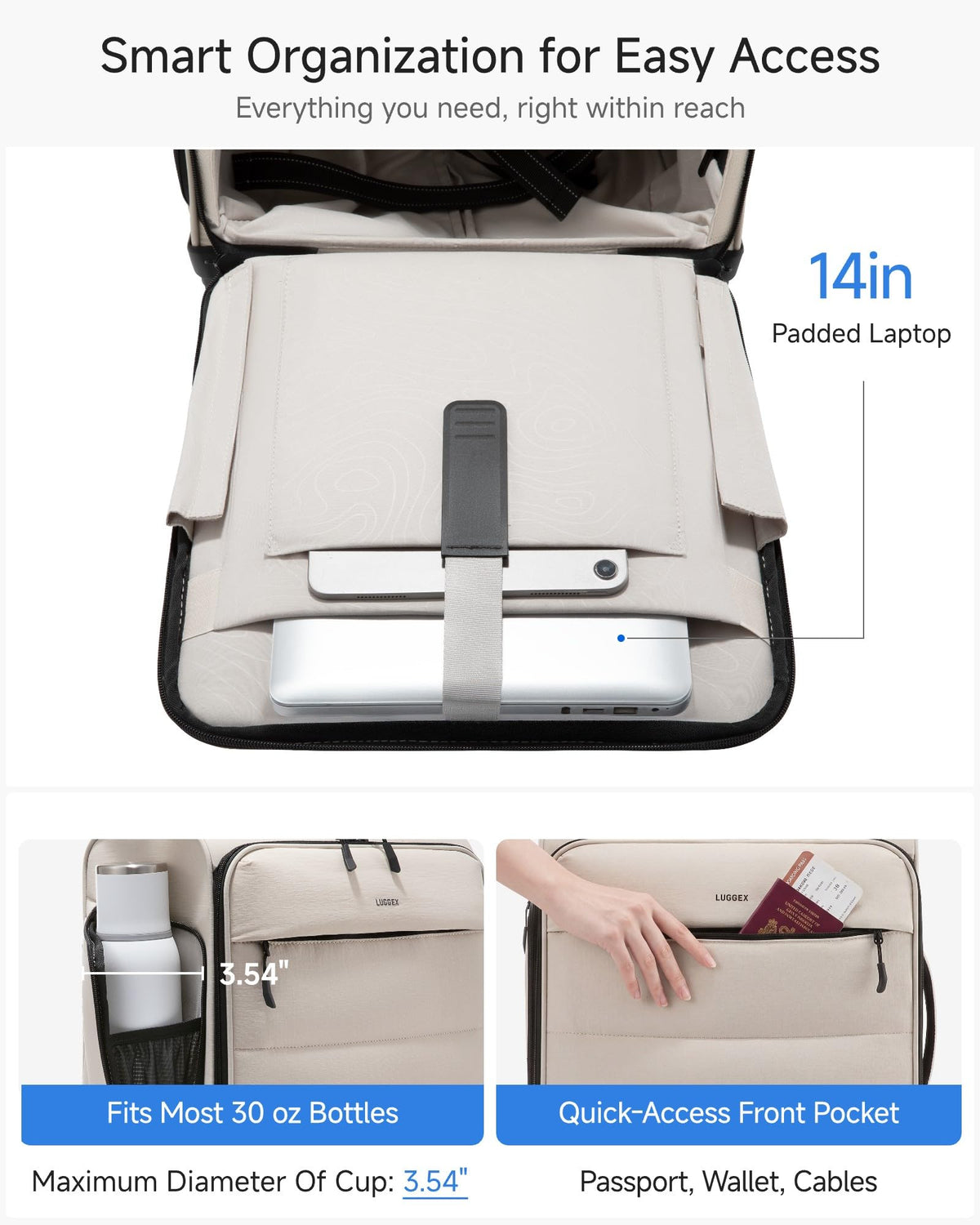 Black Underseat Carry On Bag G3957