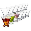 Stemless Martini Glasses Set of 12, 7.5 oz L461392