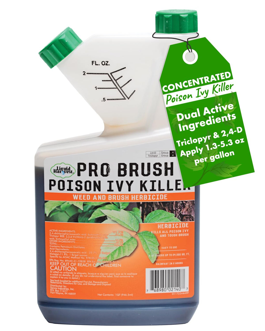 32oz Concentrated Post-Emergent Herbicide for Woody Plants & Broadleaf Weed Control Z9692