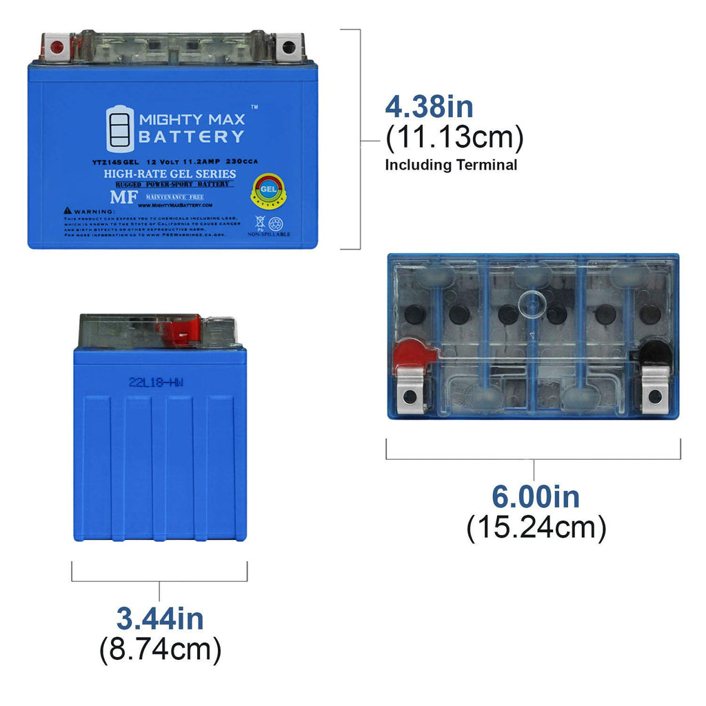 12V 11.2Ah GEL Battery T304
