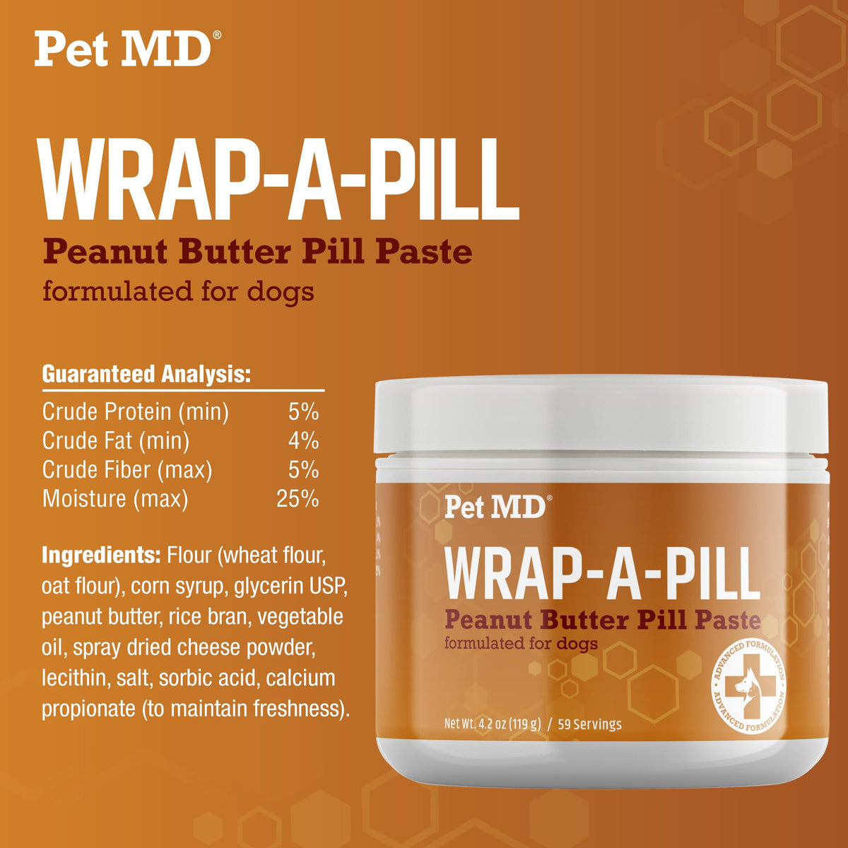 Bone Broth Powder Supplement & Peanut Butter Flavor Pill Paste V461915