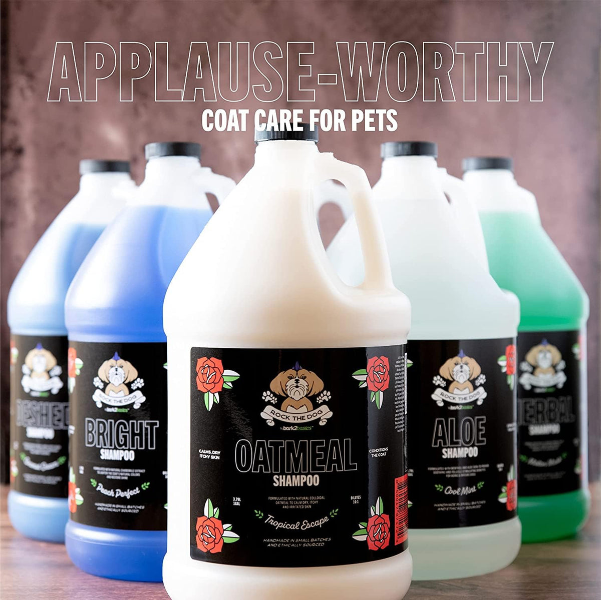 Dog Deshedding Pet Shampoo 1 Gallon A876705