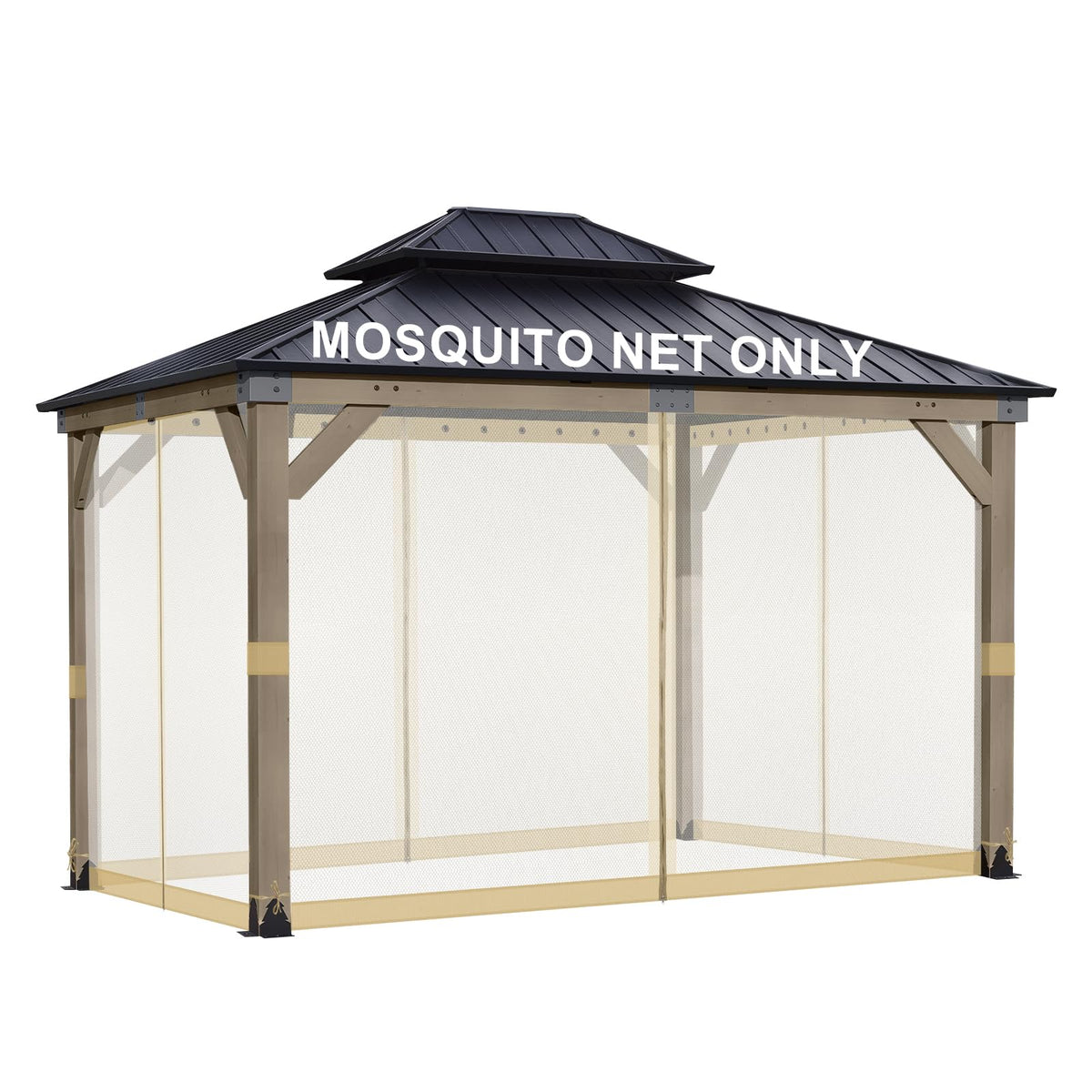 12'x14' Mosquito Netting Screen for Gazebo M95710